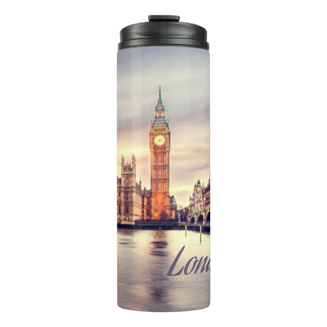 London England Big Ben Thermosbecher (Vorderseite)