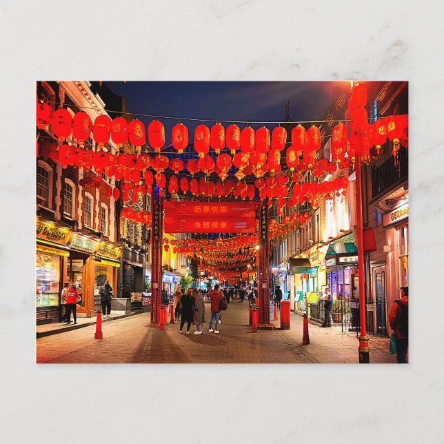 London, England Chinatown #2 Postcard Postkarte (Vorderseite)