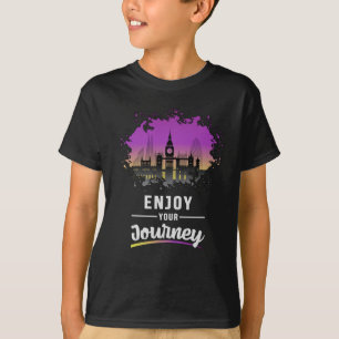 London England City Cityscape Skyline Funny Gesche T-Shirt