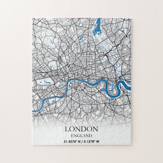 London England Großbritannien City Map Travel (Vertikal)