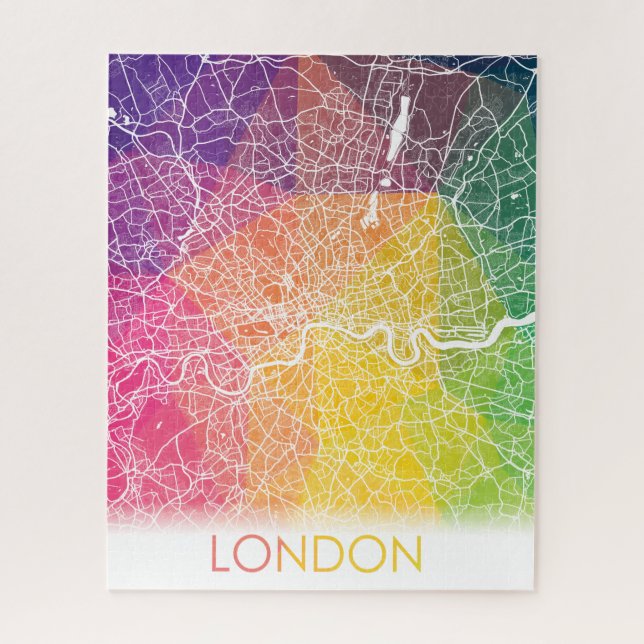 London England Großbritannien City Map Travel (Vertikal)