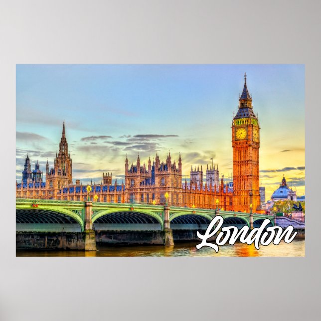London, England, Großbritannien Poster (Vorne)