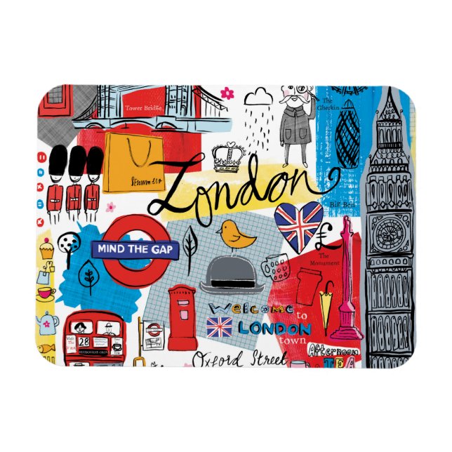 London, England Magnet (Horizontal)