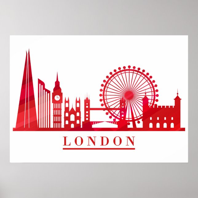London England Poster (Vorne)