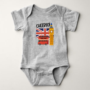 London England Prost Neues Vereinigtes Königreich  Baby Strampler