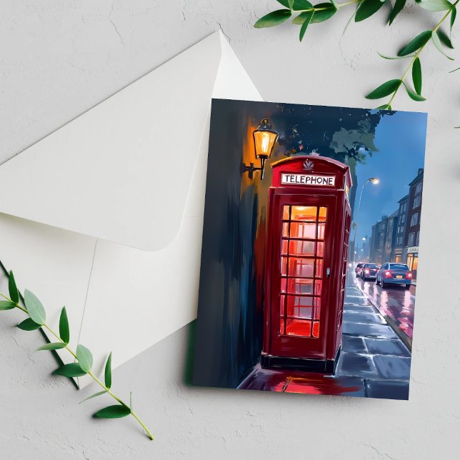 London England Red Telefone Booth Travel Postkarte (Von Creator hochgeladen)