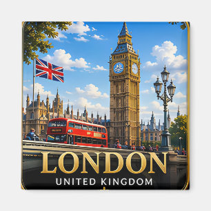📍 London England Reise Erinnerungsstück Stadt Rei Magnet