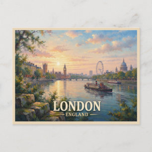 London England Reise Postkarte