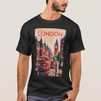 London England Reiseart Vintag