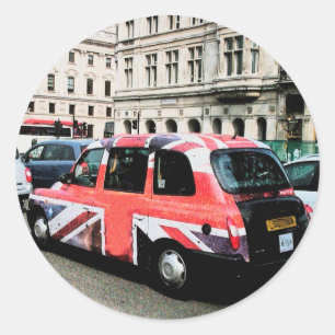 London England Runder Aufkleber