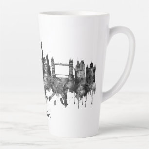 London England Skyline BW Milchtasse