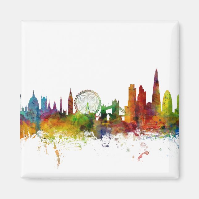 London England Skyline Magnet (Vorne)