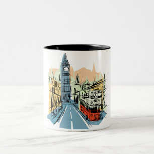 London-England-Stadt - Tasse für Kaffee