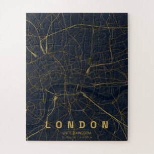 London England Stadtplan Minimal Design