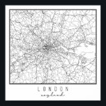 London England Street Map Poster<br><div class="desc">London England Street Map</div>