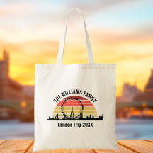 London England Sunset Custom Family Trip