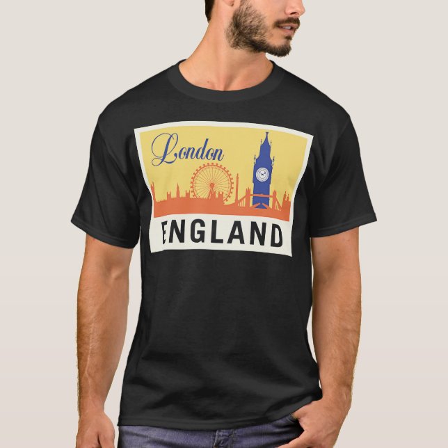 London England T-Shirt (Vorderseite)