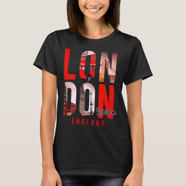 London England T-Shirt (Vorderseite)