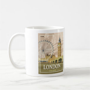 London England Tasse - Größe 11oz