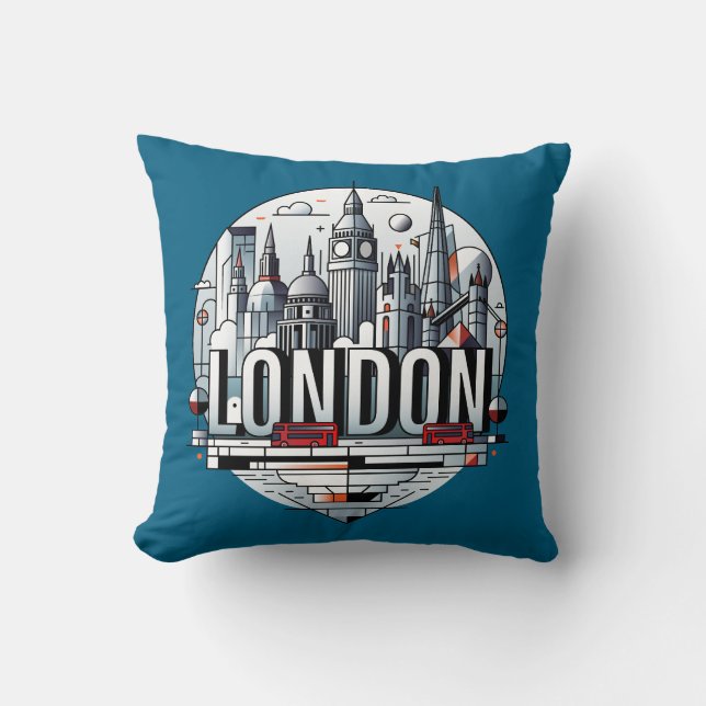 London England United Kingdom Kissen (Vorderseite)