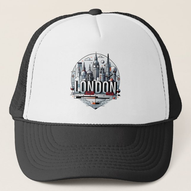 London England United Kingdom Truckerkappe (Vorderseite)