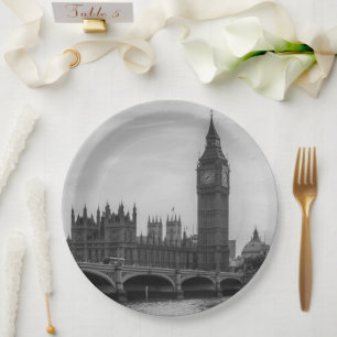 London England Vereinigtes Königreich Parlament UK Pappteller