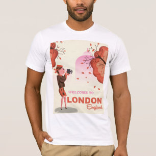 London, England Vintage Reiseplakat T-Shirt
