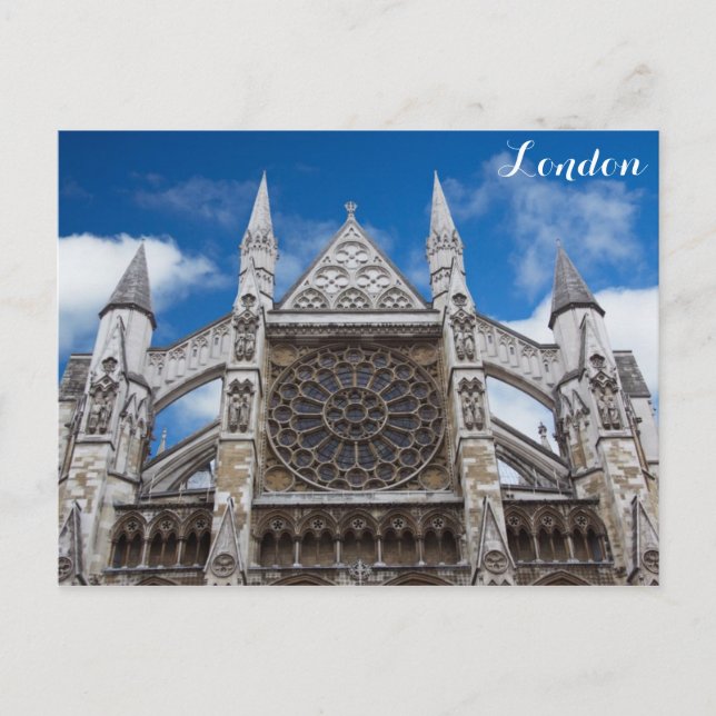 London England Westminster Abbey Foto Postkarte (Vorderseite)