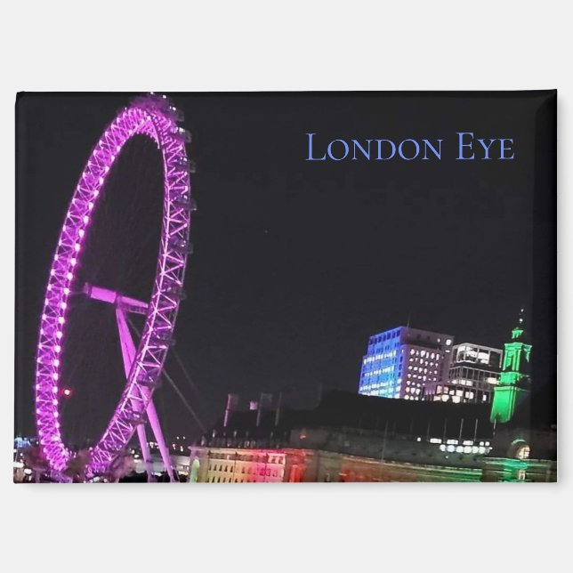 London Eye at Night Magnet (Recto)
