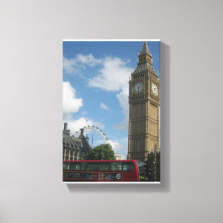 London Eye & Big Ben Leinwanddruck