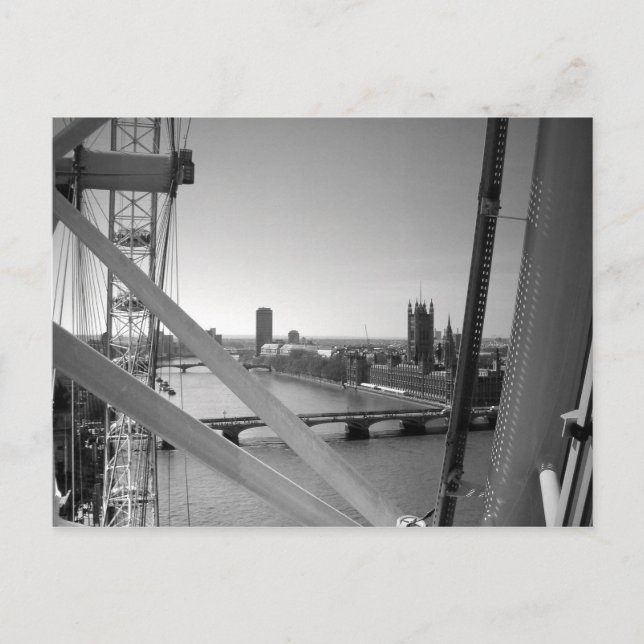 London eye big ben postcard postkarte (Vorderseite)