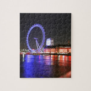 London Eye in der Nacht