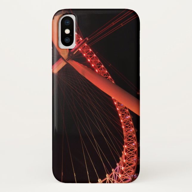 London Eye iPhone X, Barely TherePhoneCase Case-Mate iPhone Hülle (Rückseite)