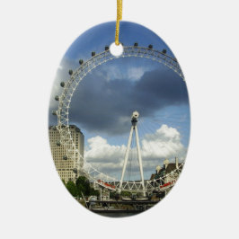 London Eye Keramik Ornament