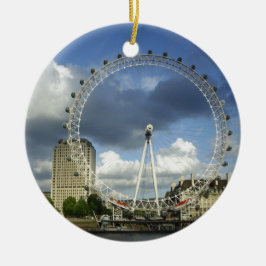 London Eye Keramik Ornament