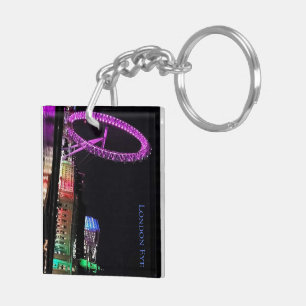 London Eye la nuit porte-clés en acrylique