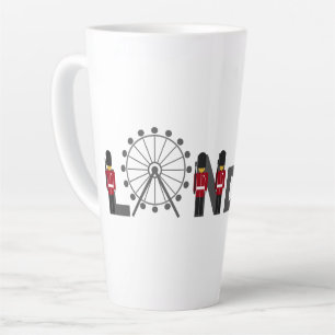 London Eye Queens Guard Latte Tasse