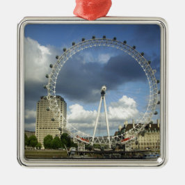 London Eye Silbernes Ornament