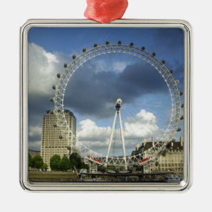 London Eye Silbernes Ornament
