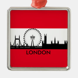 London Eye Skyline, England Weihnachtsschmuck