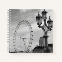 London Eye Spiral Notebook