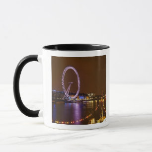 London Eye, Themse und Lichter von Tasse
