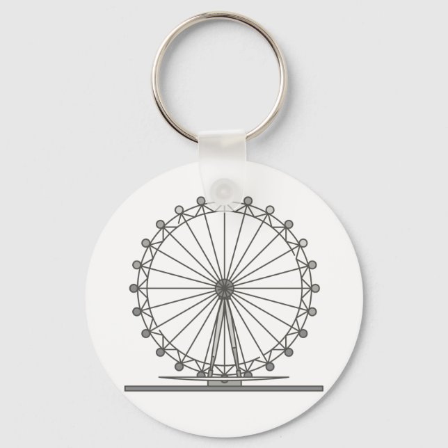 london eye World Landmark Schlüsselanhänger (Vorderseite)