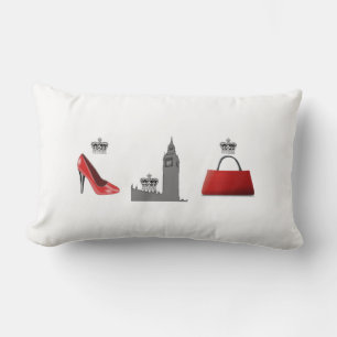 London Fashion Big Ben Pillow Lendenkissen
