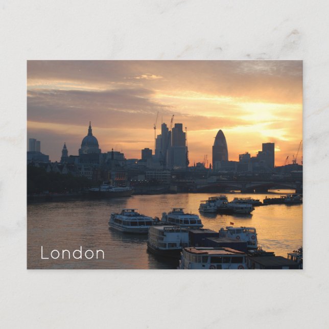 London Feiertagspostkarte (Vorderseite)