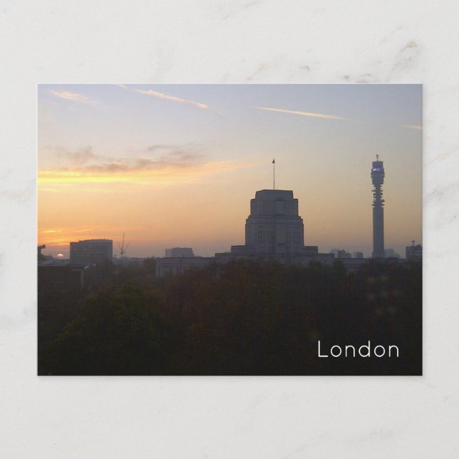 London Feiertagspostkarte (Vorderseite)