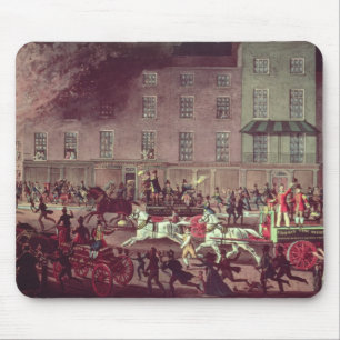 London-Feuerspritzen, graviert von R.G. Reeve Mousepad