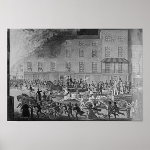 London Fire Motors Poster