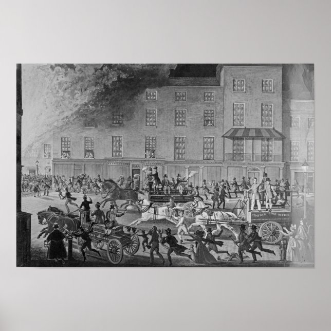 London Fire Motors Poster (Vorne)