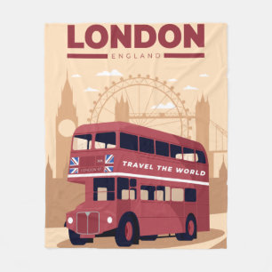 LONDON FLEECEDECKE